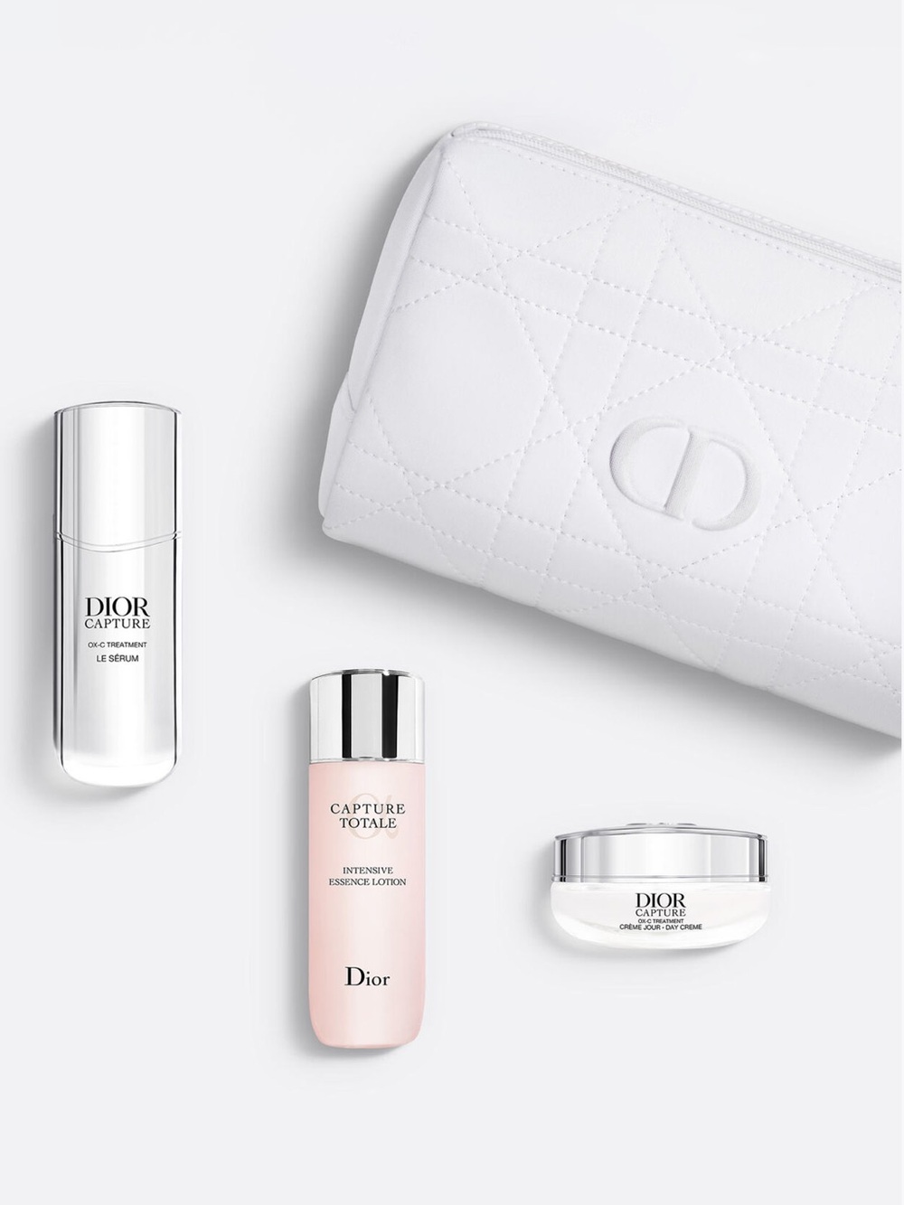 Dior Capture Anti-age Skincare Set: Capture Le Sérum, Essence Lotion & Creme